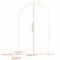7.5Ft Lightweight Metal Arch Wedding Garden Bridal Party Arbor Arches Prom Decor